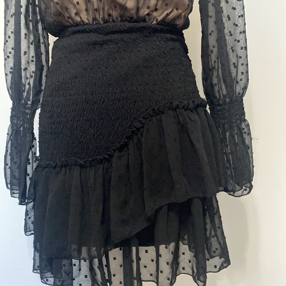 Hello Molly black mini dress - Picture 3 of 4